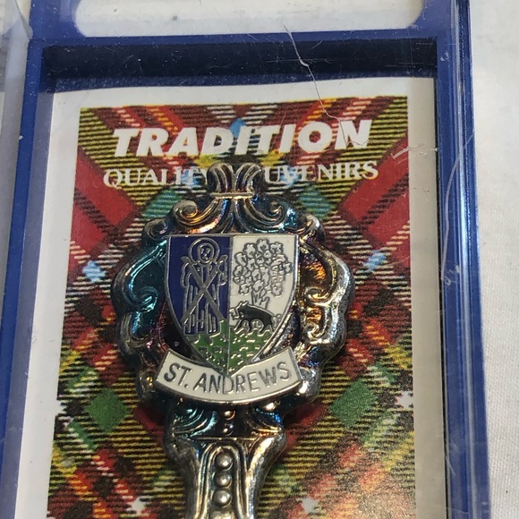 Vintage Silver Plated Scotland St.Andrews Collectible Spoon - Picture 7 of 9